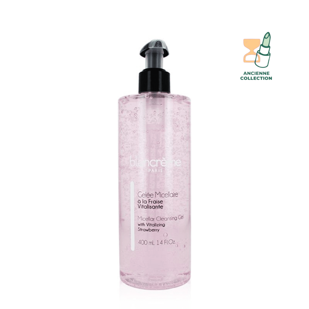 GELEE DEMAQUILLANTE MICELAIRE FRAISE Soin Visage BLANCRÈME 400 ml Parfum Fraise 🍓